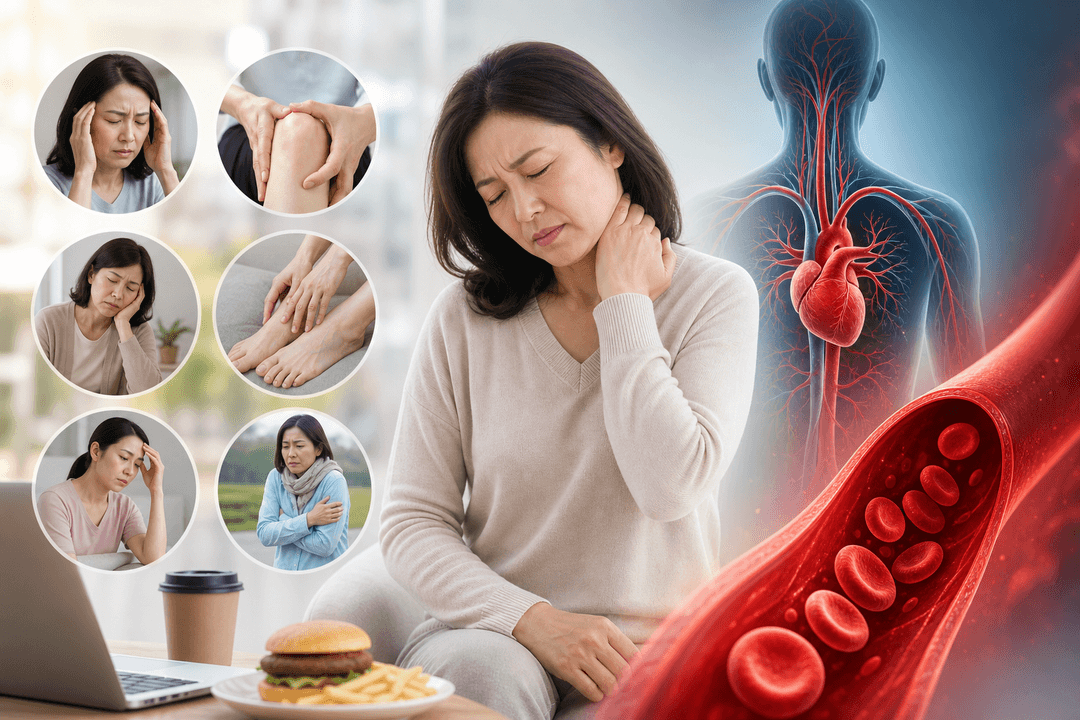 Lưu thông khí huyết kém: Triệu chứng và nguyên nhân cần biết