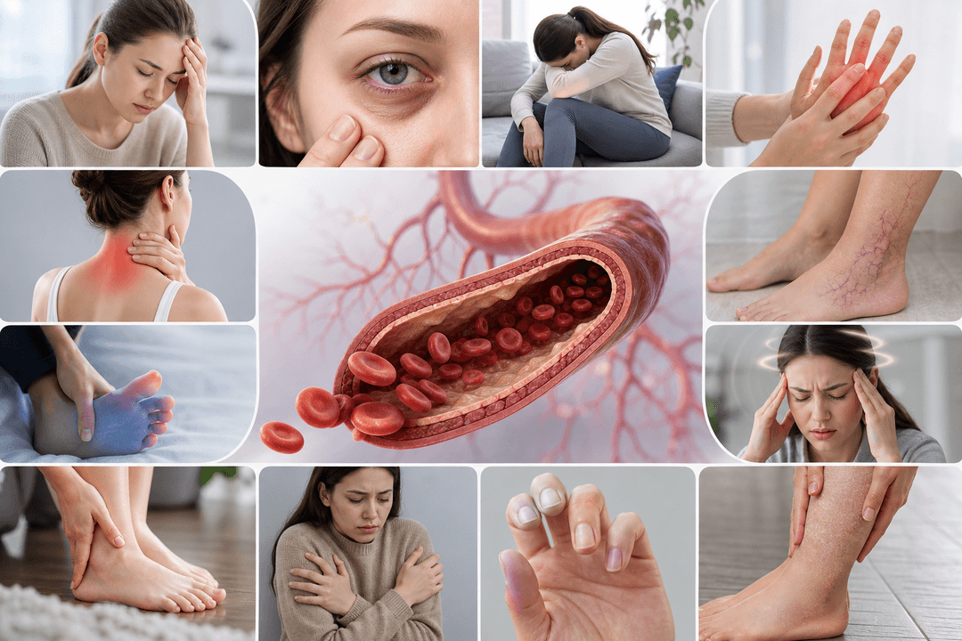12 Dấu hiệu nhận biết máu lưu thông kém thường gặp