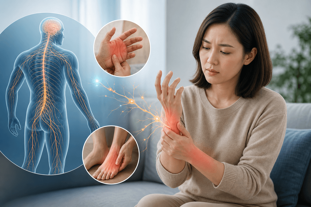 Tê tay chân là gì? Hiểu đúng về dị cảm