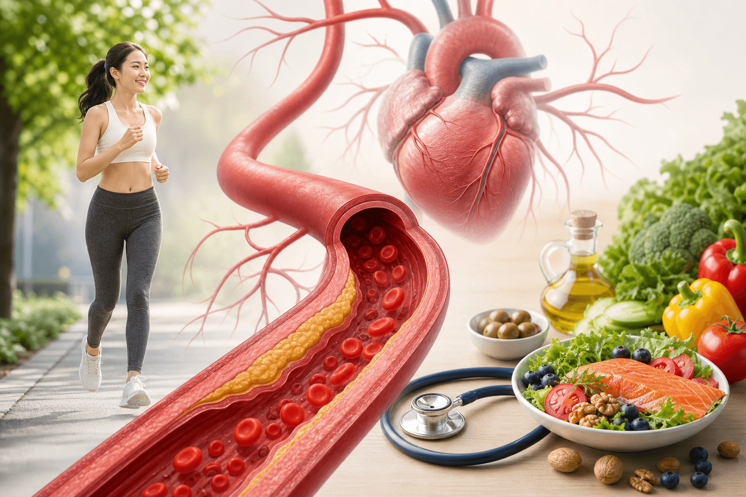 Chăm Sóc Mạch Máu Toàn Diện: Dinh Dưỡng, Vận Động & Kiểm Tra