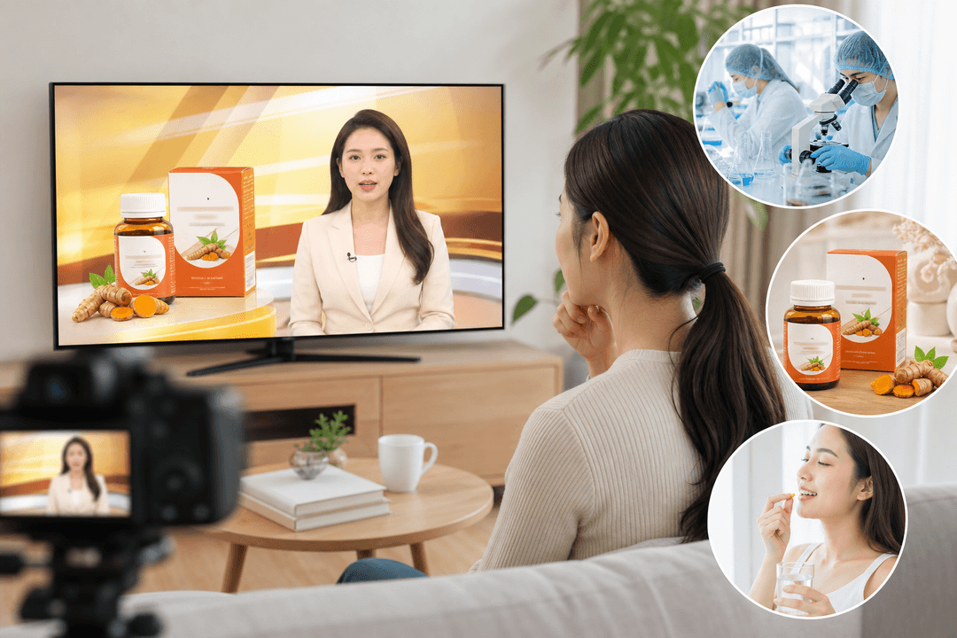 Cumargold được giới thiệu trên VTV1 như thế nào?