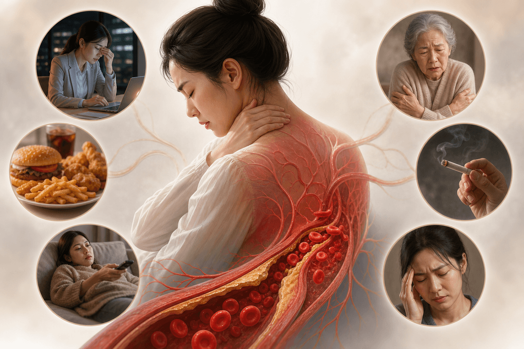 Nguyên nhân gây tắc nghẽn khí huyết