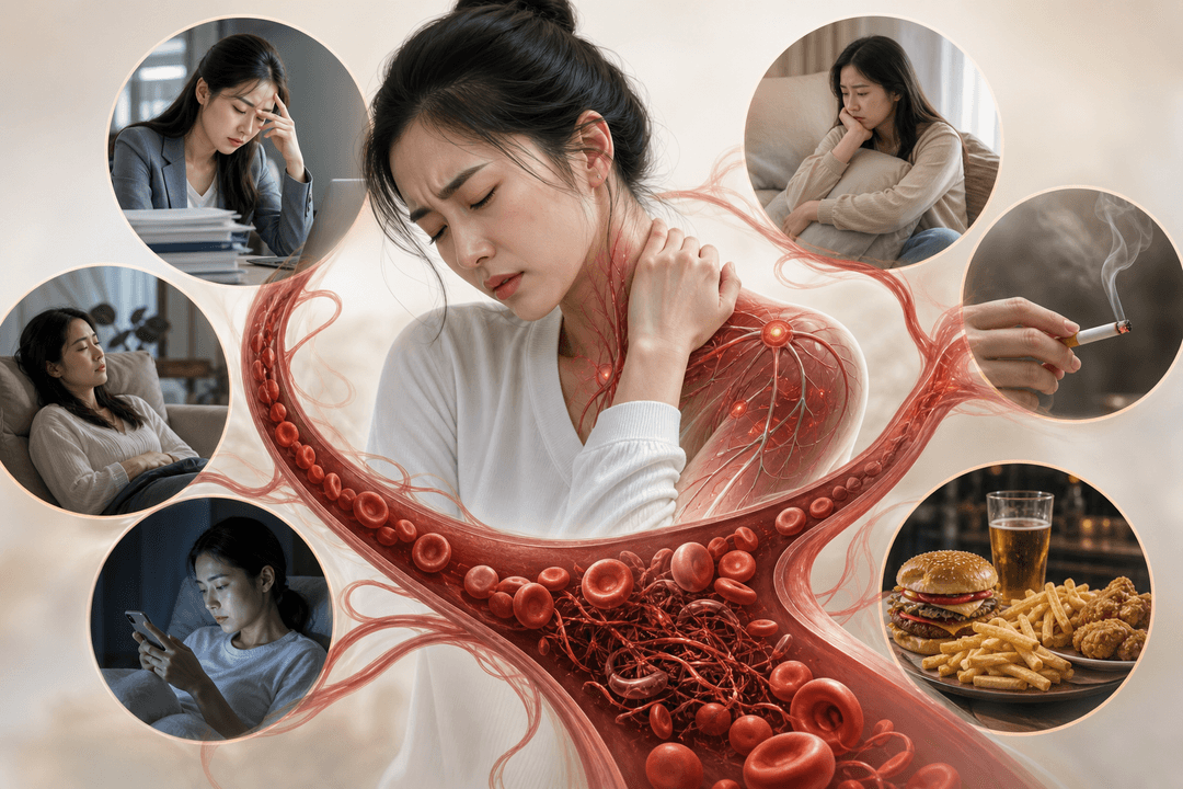 Nguyên nhân khiến khí huyết không lưu thông